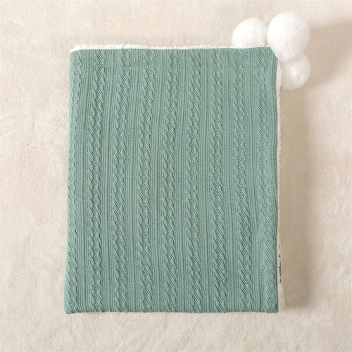 Personalized Baby/Toddler Cable Knit Blanket Embroidered with name or