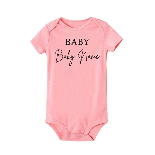 Personalized Newborn Baby Jumpsuit | Personalized Baby Bodysuit - Baby