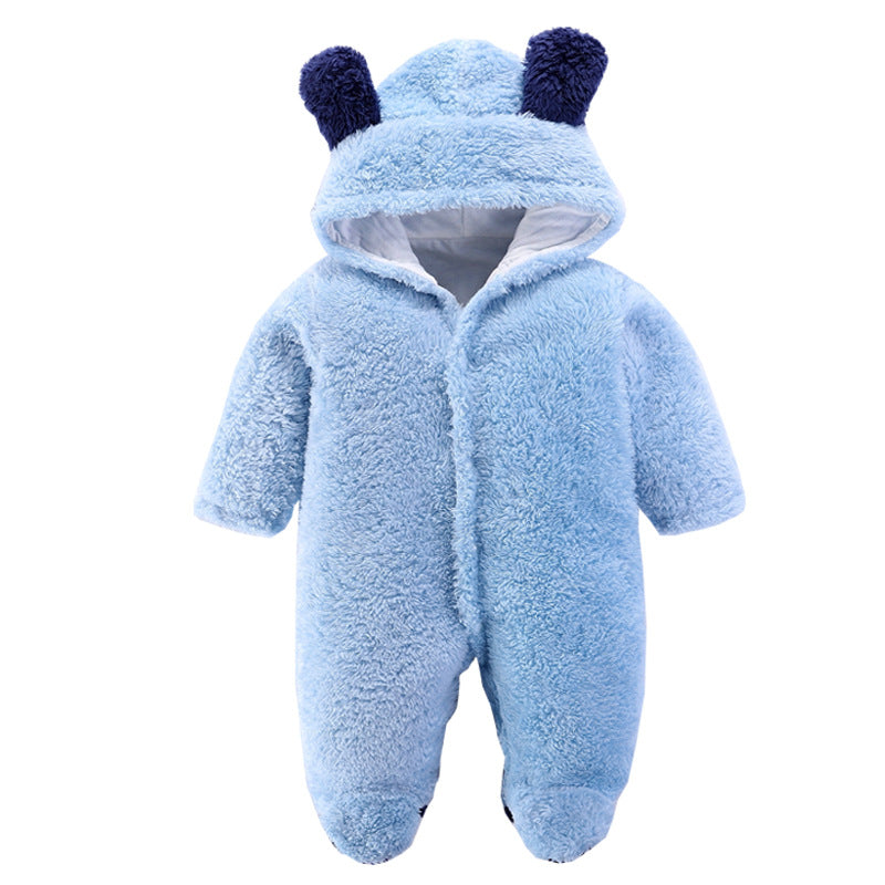 2023 Spring and autumn new baby onesie autumn and winter clothing baby crawling clothes newborn clothes go out clothes baby spring