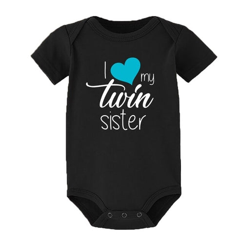 Summer Baby Twins Clothes Baby Boys Girls Sister | Baby Clothes Love