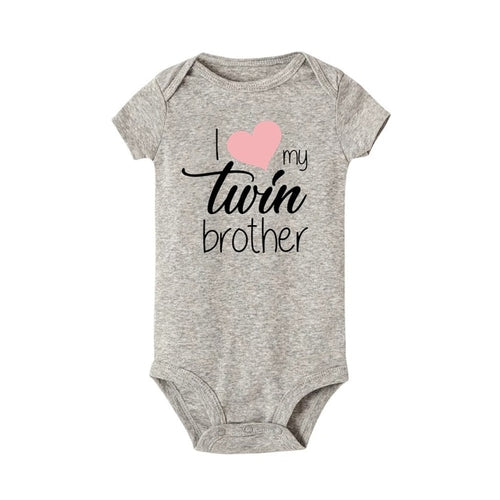 Summer Baby Twins Clothes Baby Boys Girls Sister | Baby Clothes Love