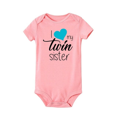 Summer Baby Twins Clothes Baby Boys Girls Sister | Baby Clothes Love