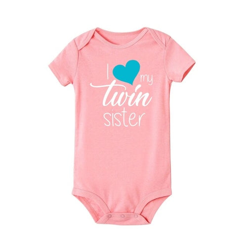 Summer Baby Twins Clothes Baby Boys Girls Sister | Baby Clothes Love