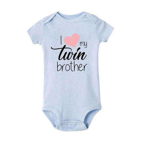 Summer Baby Twins Clothes Baby Boys Girls Sister | Baby Clothes Love