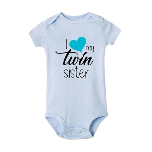 Summer Baby Twins Clothes Baby Boys Girls Sister | Baby Clothes Love