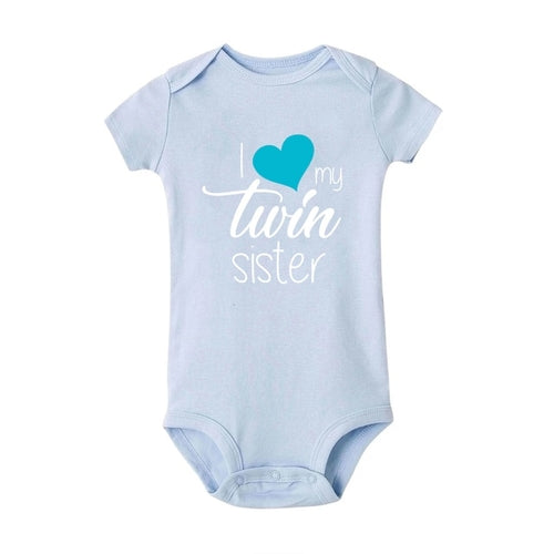 Summer Baby Twins Clothes Baby Boys Girls Sister | Baby Clothes Love