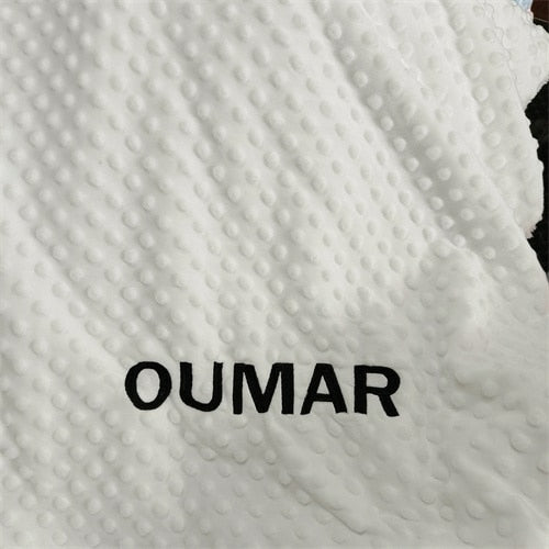 Name Personalised Bubbled Fleece Baby Blanket Diy Custom Toddler Crib
