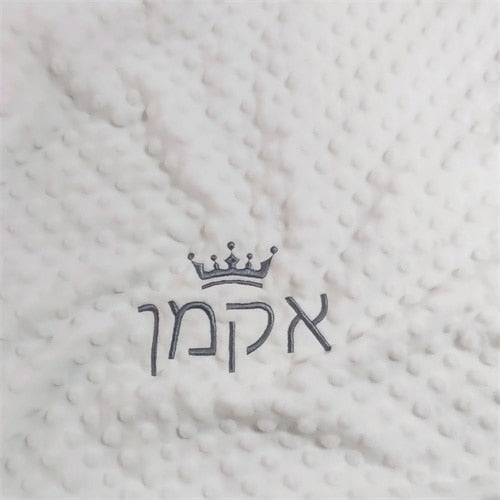Personalised Newborn Baby Blankets Swaddling Stroller Bed Crib Sleep