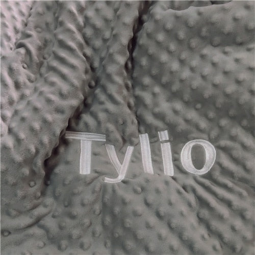 Personalised Newborn Baby Blankets Swaddling Stroller Bed Crib Sleep