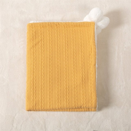 Personalized Baby/Toddler Cable Knit Blanket Embroidered with name or