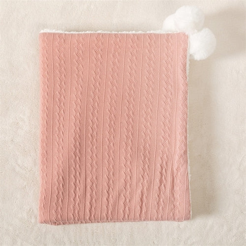 Personalized Baby/Toddler Cable Knit Blanket Embroidered with name or