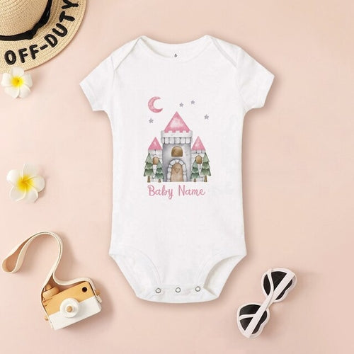 Personalized Dragon Baby Bodysuit Custom Name Infant Cute Romper Boys