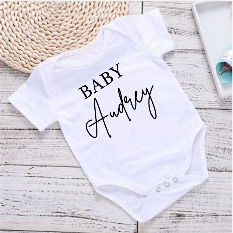 Personalized Newborn Baby Jumpsuit | Personalized Baby Bodysuit - Baby