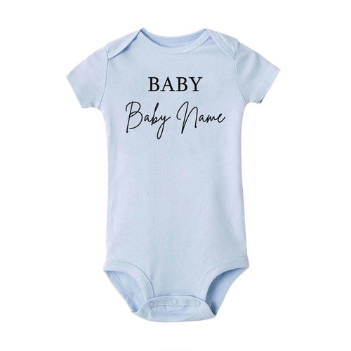 Personalized Newborn Baby Jumpsuit | Personalized Baby Bodysuit - Baby