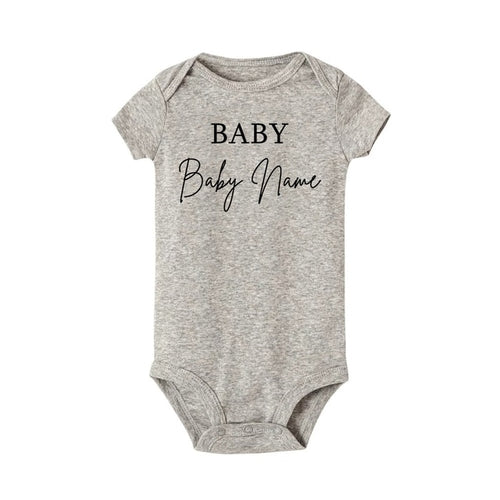 Personalized Newborn Baby Jumpsuit | Personalized Baby Bodysuit - Baby