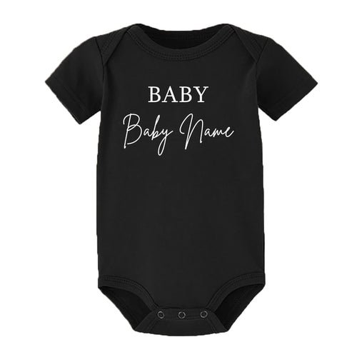 Personalized Newborn Baby Jumpsuit | Personalized Baby Bodysuit - Baby