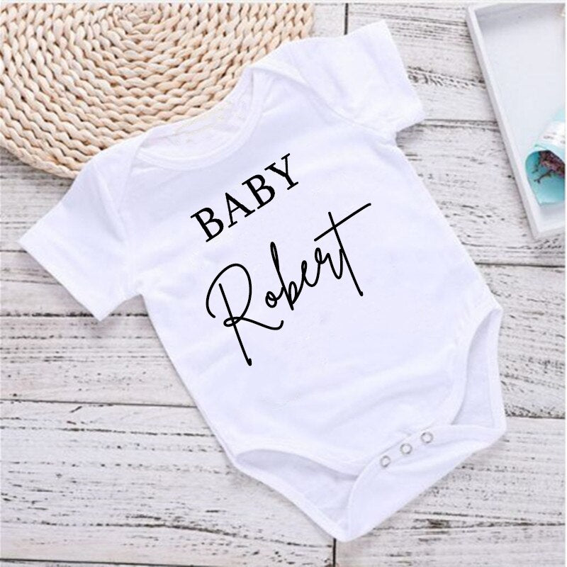 Personalized Newborn Baby Jumpsuit | Personalized Baby Bodysuit - Baby
