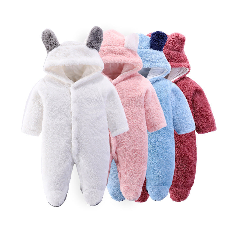 2023 Spring and autumn new baby onesie autumn and winter clothing baby crawling clothes newborn clothes go out clothes baby spring