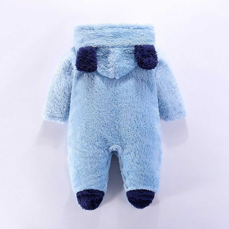 2023 Spring and autumn new baby onesie autumn and winter clothing baby crawling clothes newborn clothes go out clothes baby spring